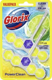 Glorix Toiletblok Power 5 Citrus 50gr 2 stuks