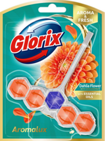 Glorix Toiletblok Aromalux Dahlia Floweris &amp; Dragonfruit 50gr