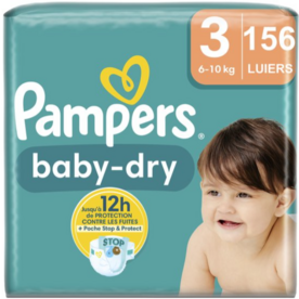 Pampers Baby-Dry 156 stuks Maat 3