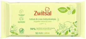Zwitsal Nature &amp; Care Babydoekjes 52 stuks 