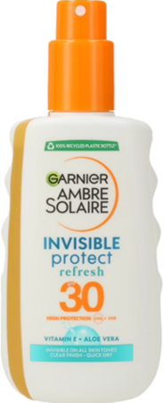 Garnier Ambre Solaire Invisible Protect SPF 30 - Zonnebrandspray 200ml