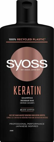 Syoss Shampoo Keratin Blue Lotus 440ml