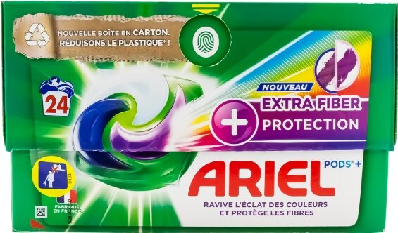 Ariel All-In-1 Pods Extra Fiber Protection 24 stuks