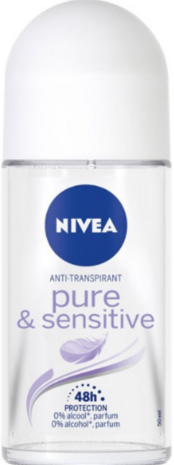Nivea Deoroller Pure &amp; Sensitive 50ml
