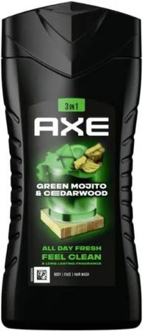 Axe Douchegel Wild Mojito &amp; Cedarwood 250ml