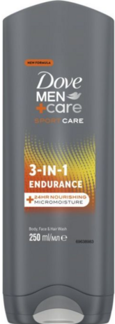 Dove Douchegel Men Sport 3-In-1 Endurance 250ml