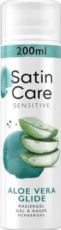 Satin Care Scheergel Sensitive Alo&euml; Vera 200ml