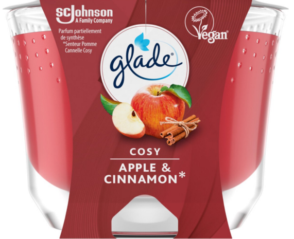 Glade Geurkaars Apple &amp; Cinnamon 224 gr