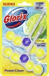 Glorix Toiletblok Power 5 Citrus 50gr 2 stuks