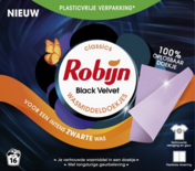 Robijn Wasmiddel doekjes Black Velvet 16 stuks